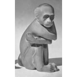 Monkey, Bing & Grondahl figurine