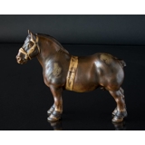 Belgian stallion, Bing & grondahl stoneware horse figurine