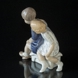 Girl and offended boy, Bing & Grondahl figurine no. 2261