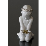 Seaboy with Starfish, Bing & grondahl gold decorated figurine