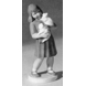 Mädchen mit Kätzchen, Bing & Gröndahl Figur Nr. 2276