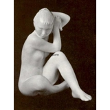 Girl, sitting, Bing & Grondahl figurine
