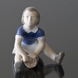 Ruth, Girl sitting with bucket digging in the sand, Bing & Grondahl figurine No. 2313