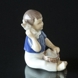 Before Bedtime - Child with Teddybear, Bing & Grondahl figurine no. 2309
