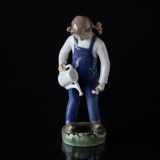 Den lille Gartner, Pige med vandkande, Bing & Grøndahl figur nr. 2326