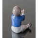 Boy sitting clapping his hands, Bing & Grondahl figurine No. 2337