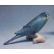 Green Budgerigar Bing & Grondahl stoneware bird figurine no. 2341
