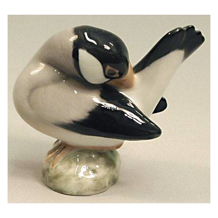 Sleeping ricebird, Bing & Grondahl bird figurine no. 2361
