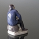 Fisherman sitting with pipe, Bing & Grondahl figurine no. 489 or 2370