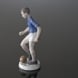Soccer player, Boy playing Ball, Bing & Grondahl figurine no. 2375