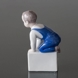 Boy crawling up the stairs of life, Bing & Grondahl figurine no. 2399