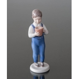 Boy standing with bucket, Joergen, Bing & Grondahl figurine no. 2401