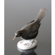 Amsel sitzend, Bing & Gröndahl Vogelfigur Nr. 2405