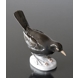 Blackbird sitting low, Bing & Grondahl bird figurine No. 2405