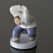 Angry Greenlander Fists in the Air, Inuit, Bing & Grondahl figurine no. 2417