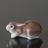 Brown Kaninchen liegend, Bing & Gröndahl Figur