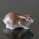 Liggende brun kanin, Bing & Grøndahl figur nr. 2421