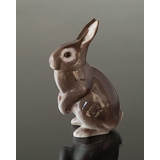 Braunes Kaninchen stehend, Bing & Gröndahl Figur Nr. 2423