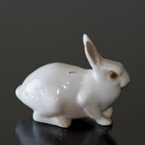 Weißes Kaninchen sitzend, Bing & Gröndahl Figur Nr. 2442