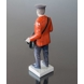Post med rød jakke, Postbud, Bing & Grøndahl figur nr. 2451
