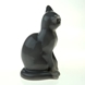 Grey Cat, Bing & Grondahl cat figurine no. 2452