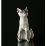 White Siemese cat, Bing & Grondahl cat figurine
