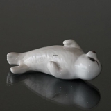 Seal lying on its back, Bing & Grondahl figurine no. 1020542 / 2471