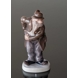 Sofus the jolly tramp finding a coin, Bing & Grondahl vagabond figurine no. 2473