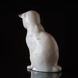 Weiße Katze, Bing & Gröndahl Katze Figur Nr. 2476