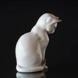 Hvid kat, Bing & Grøndahl kattefigur nr. 2476