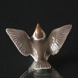 Sparrow with its wings spread, Bing & Grondahl bird figurine no. 2491