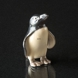 Kleiner stehender Pinguin, Bing & Gröndahl Vogelfigur Nr. 2557