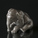 Sitting elephant, Bing & Grondahl figurine