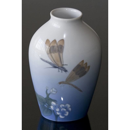Vase med guldsmed, Bing & Grøndahl nr. 261-5239