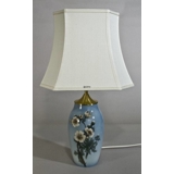 Table lamp w/flower, Bing & Grondahl