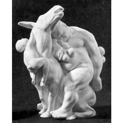 Man, horse and child, Bing & Grondahl figurine no. 4026
