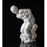Man and child with excess of frui(Kain)t, Bing & Grondahl figurine