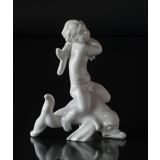 Sea boy riding a dolphin, Bing & Grondahl figurine no. 4058