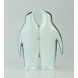 Penguins pair, white and blue, Bing & Grondahl figurine no. 4205, designed by Agnethe Jorgensen