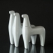 Three Horses, Bing & Grondahl figurine White No. 4207