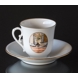 Carl Larsson service. Cup and saucer, Motif no 3 No. 4503-305, Bing & Grondahl