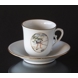 Carl Larsson service. Cup and saucer, Motif no 9 No. 4509-305, Bing & Grondahl
