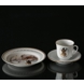 Carl Larsson service. Cup and saucer, Motif no 12 No. 4512-305, Bing & Grondahl