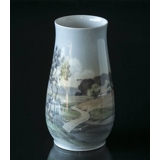 Vase med landskab, Bing & Grondahl