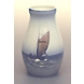 Vase mit Schiff, Bing & Gröndahl Nr. 524-140