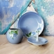 Bing & Grøndahl skå/tallerkenl med blå snerle blomst nr. 618-1831
