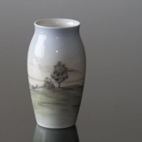 Lille Vase med landskab. Bing & Grøndahl