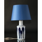 Table lamp with blue flowers, Bing & Grondahl
