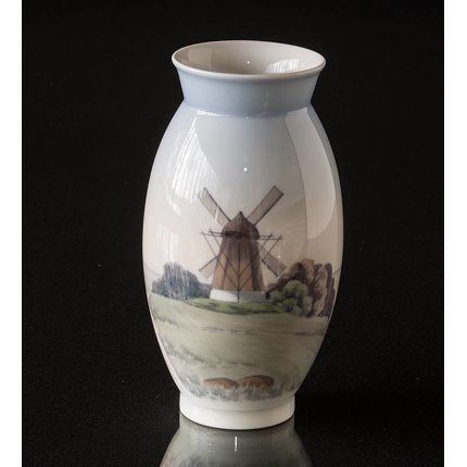 Vase med Vindmølle, Bing & Grøndahl nr. 695-5420
