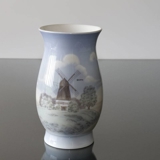 Vase mit Mühle, Bing & Gröndahl Nr. 715-5440